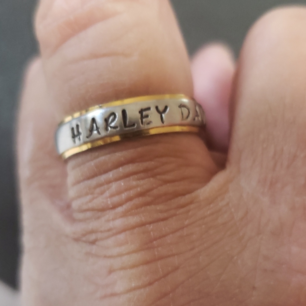 Harley Davidson Stainless Steel Mens Band 11.5